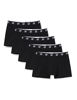 Picture of CR7 Men's 5-Pack Trunks, Organic Cotton Blend (X-Large) Black