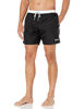 Picture of Hugo Boss mens Medium Length Solid Swim Trunks, Slate Black, Small US