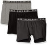 Picture of BOSS Men's 3-Pack Cotton Boxer Brief, Gray/Charcoal/Black, Extra Large