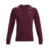 Picture of Under Armour Men's Rival Fleece Hoodie , Dark Maroon (601)/Onyx White , Medium