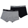 Picture of Emporio Armani Men's 2 Pack Cotton Trunk, Black/Grey, Medium