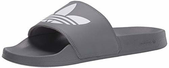 GetUSCart adidas Originals Men s Adilette Lite Slides Grey White