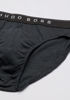 Picture of Hugo Boss Men's Cotton 3 Pack Mini Brief, Charcoal/black/Dark Grey, Medium