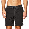 Picture of Nautica Men's Standard Solid Quick Dry Classic Logo Swim Trunk, True Black, X-Large