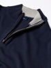 Picture of Nautica Men's Quarter-Zip Sweater, Navy, Medium