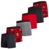 Picture of True Religion Mens Boxer Briefs - Trunks Underwear for Men Pack, 6-Pack Red