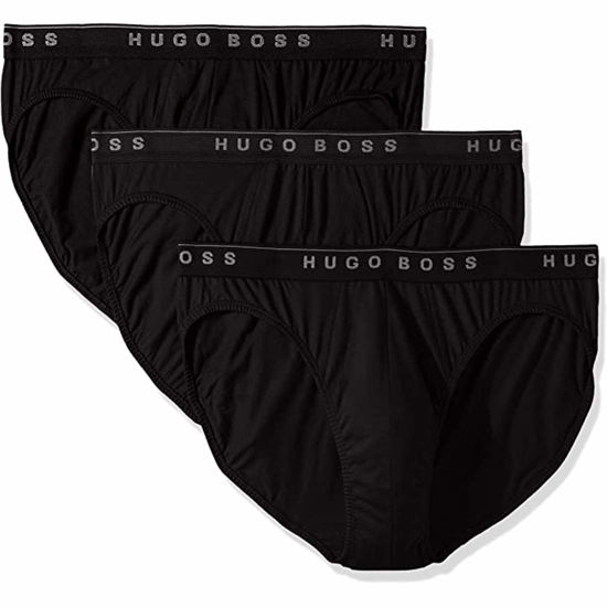 Picture of Hugo Boss mens 3p Us Co 10145963 01 Briefs, Black, X-Large US