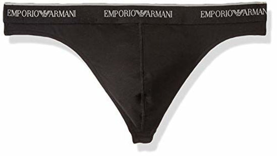 GetUSCart Emporio Armani Men s Microfiber Thong Black L