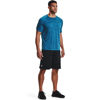 Picture of Under Armour mens Tech 2.0 Short-Sleeve T-Shirt , (421) Capri / / Black , Small