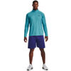 Picture of Under Armour mens Tech Graphic Shorts , (468) Sonar Blue / / Glacier Blue , Small