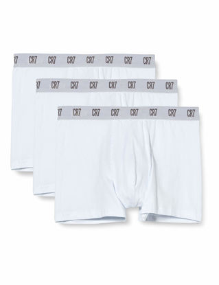 Picture of CR7 Men's Basics 3 Pack - Organic Cotton Blend Trunks