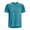 Picture of Under Armour mens Tech 2.0 Short-Sleeve T-Shirt , (433) Glacier Blue / / Black , Small