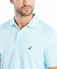 Picture of Nautica mens K82880 Polo Shirt, Bright Aqua Solid, Medium US