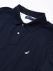 Picture of Nautica Men's Classic Fit Short Sleeve Solid Soft Cotton Polo Shirt, Navy, X-Small