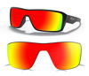 Picture of Prizo Polarized Replacement Lenses for Oakley Ridgeline Sunglasses OO9419 (Fire Iridium)