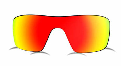 Picture of Prizo Polarized Replacement Lenses for Oakley Straightback Sunglasses OO9411 (Fire Iridium)