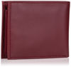 Picture of Tommy Hilfiger Men's Leather Wallet - Thin Sleek Casual Bifold with 6 Credit Card Pockets and Removable ID Window, Deep Red