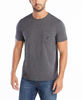 Picture of Nautica Men's Solid Crew Neck Short-Sleeve Pocket T-Shirt, Charcoal Heather (Light), X-Small