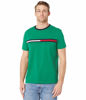 Picture of Tommy Hilfiger Men's Short Sleeve Signature Stripe Graphic T-Shirt, Verdant Green, XL