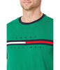 Picture of Tommy Hilfiger Men's Short Sleeve Signature Stripe Graphic T-Shirt, Verdant Green, XL