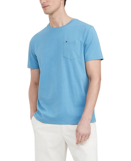 Tommy Hilfiger Men's Essential Short Sleeve Cotton Crewneck Pocket T-Shirt