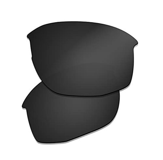 Picture of Prizo Polarized Lenses Replacement for Oakley Mercenary Sunglasses OO9424 (Dark Black), Medium