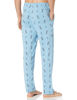 Picture of Nautica Men's Soft Woven 100% Cotton Elastic Waistband Sleep Pajama Pant, Porthole Blue, X-Large