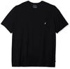 Picture of Nautica Men's Big & Tall Solid Crew Neck Short-Sleeve Pocket T-Shirt, True Black, 2X Big