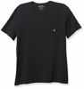 Picture of Nautica Men's Big & Tall Solid Crew Neck Short-Sleeve Pocket T-Shirt, True Black, 2X Big