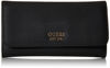 Picture of GUESS womens Lyndi Slim wallet clutch, Black, One Size US