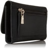 Picture of GUESS womens Lyndi Slim wallet clutch, Black, One Size US