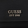 Picture of GUESS womens Lyndi Slim wallet clutch, Black, One Size US