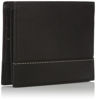 Picture of Guess Men's Leather Passcase Wallet, Black/White, One Size