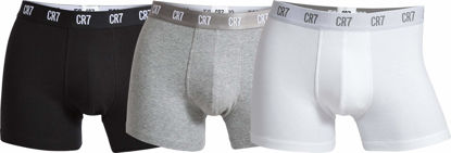 Picture of CR7 Pants 3 Pairs, Large, Black/Grey.White