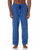 Picture of Nautica Men's Flannel Pant Pajama Set, Riviera Blue, Medium