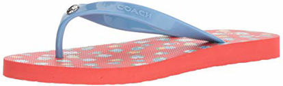 Picture of Coach Women's Flip-Flop Red Multi Floral Rubber 5 M US