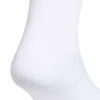 Picture of adidas Originals unisex-adult Trefoil Crew Socks (6-Pair), White/Black, Medium