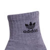 Picture of adidas Originals Trefoil Quarter Socks (6-Pair), Heather Grey/Black/White, Large