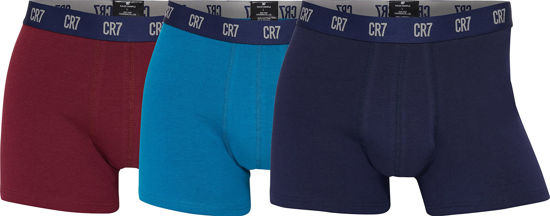  CR7 Men's 5-Pack Trunks, Organic Cotton Blend (Medium