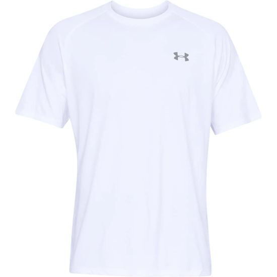 Picture of Under Armour Men's Tech 2.0 Short-Sleeve T-Shirt , White (100)/Overcast Gray , 4X-Large Tall