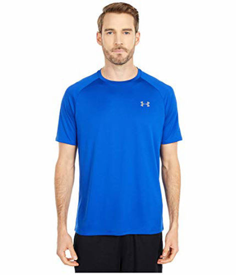 Picture of Under Armour mens Tech 2.0 Short-Sleeve T-Shirt , Royal (400)/Graphite , X-Small