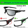 Picture of Prizo Polarized Replacement Lenses for Oakley Canteen 2014 Sunglasses (Black Iridium)