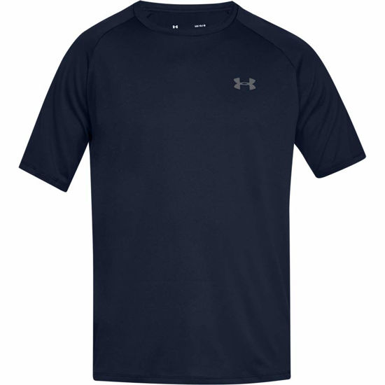 Picture of Under Armour mens Tech 2.0 Short-Sleeve T-Shirt , Academy Blue (408)/Graphite , 4X-Large Tall