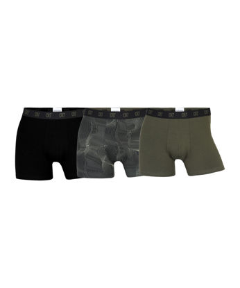 Picture of CR7 Men's 3 Pack - Organic Cotton Blend Trunks Black