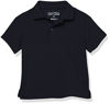 Picture of Nautica Boys School Uniform Short Sleeve Performance Polo, Navy, 14-16 Husky