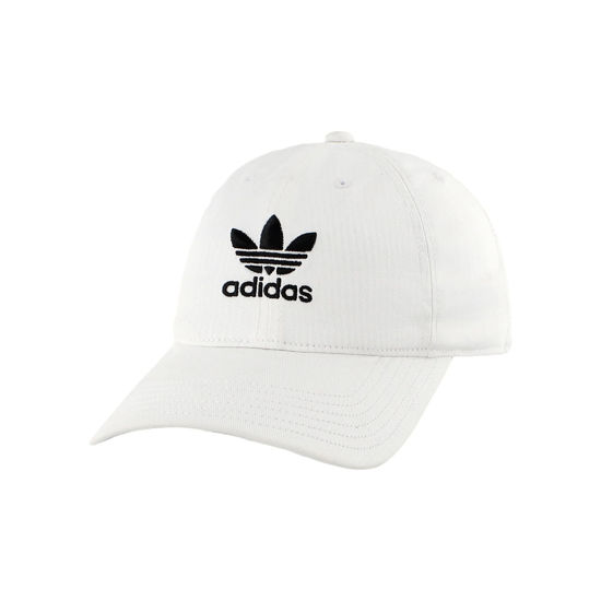 Picture of adidas Originals Men's Relaxed Fit Strapback Hat, White/Black, One Size