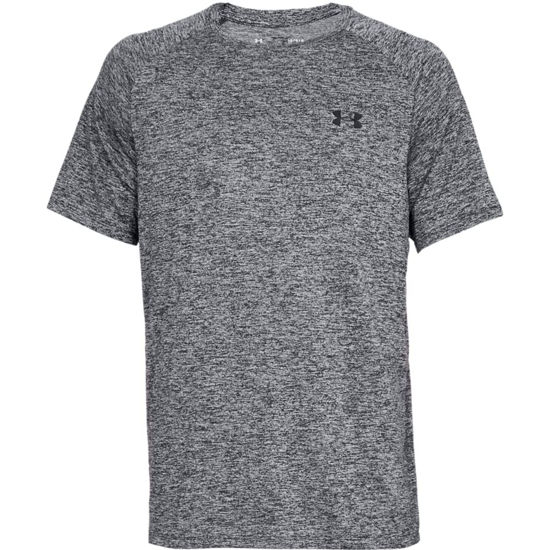 Picture of Under Armour Men's Tech 2.0 Short-Sleeve T-Shirt , Gray (002)/Black , Large Tall