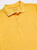 Picture of Nautica Boys School Uniform Short Sleeve Performance Polo, Gold, 10-12 Husky