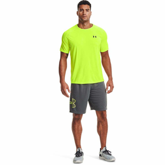 Picture of Under Armour mens Tech 2.0 Short-Sleeve T-Shirt , High-Vis Yellow (731)/Black , X-Small