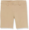 Picture of Nautica Girls' School Uniform Stretch Bermuda Short, Khaki Knit, 2T